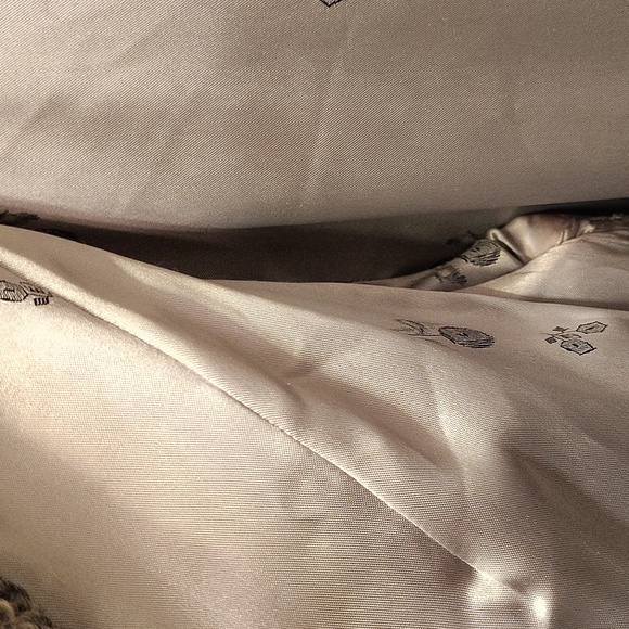 GRAY ASTRAKHAN LAMB & MINK FUR COAT JACKET WOMEN - Picture 6 of 16